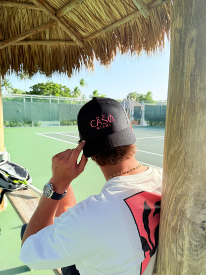 Miami Signature Trucker Hat – Black/Pink